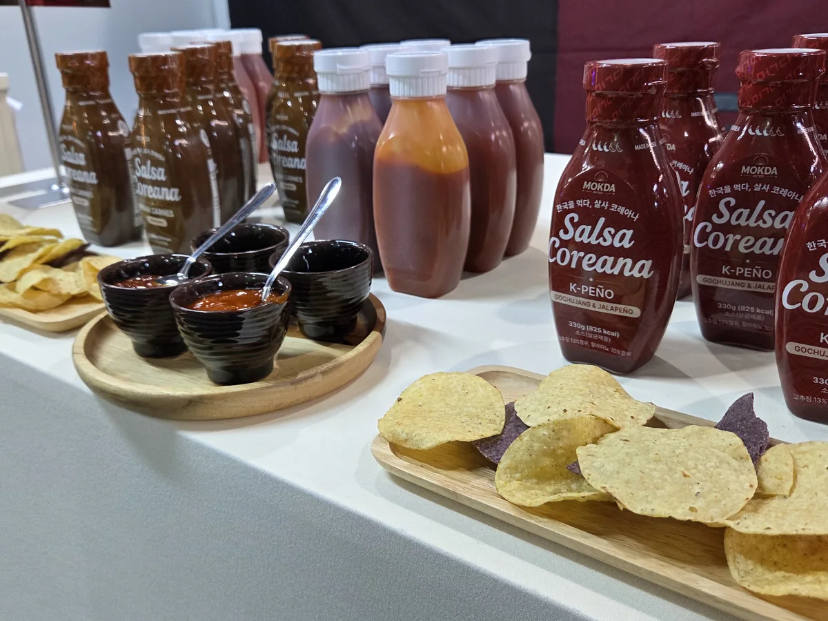 Salsa Coreana on MOKDA’s product display table